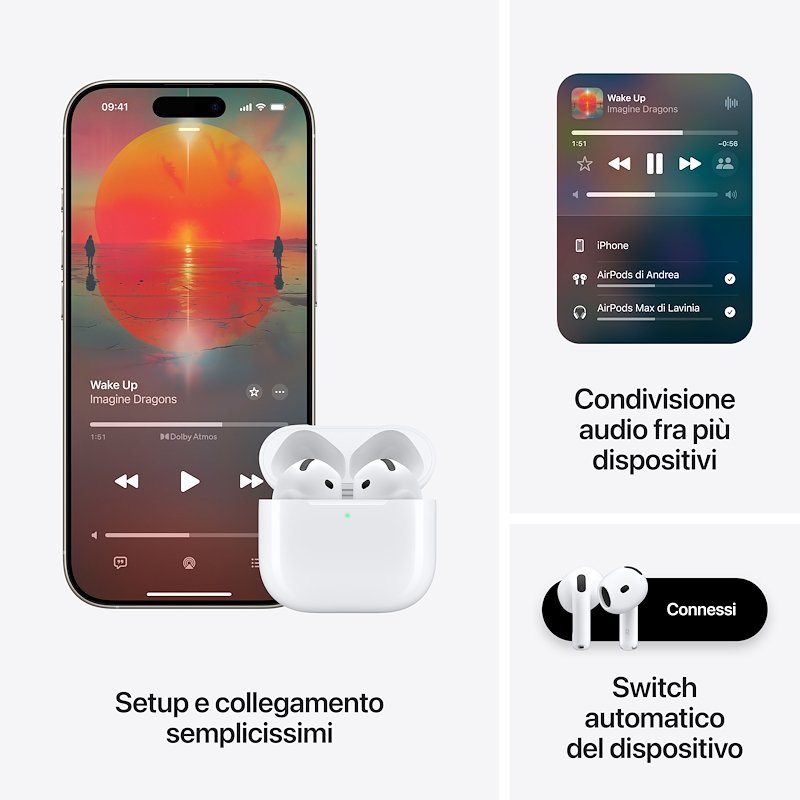 Apple AirPods 4 avec annulation de bruit actif