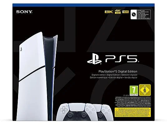 Sony PlayStation 5 Digital 1TB White + 2 Dualsense