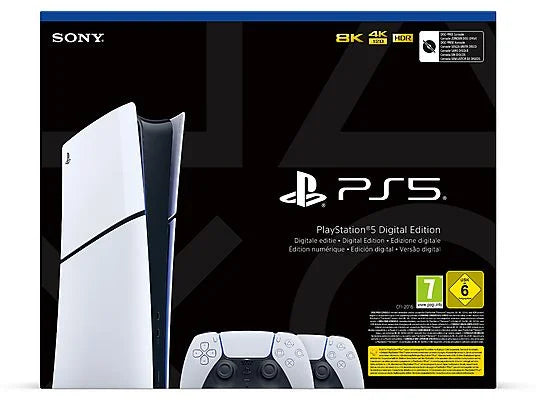 Sony PlayStation 5 Digital 1Tb blanc + 2 dualSense