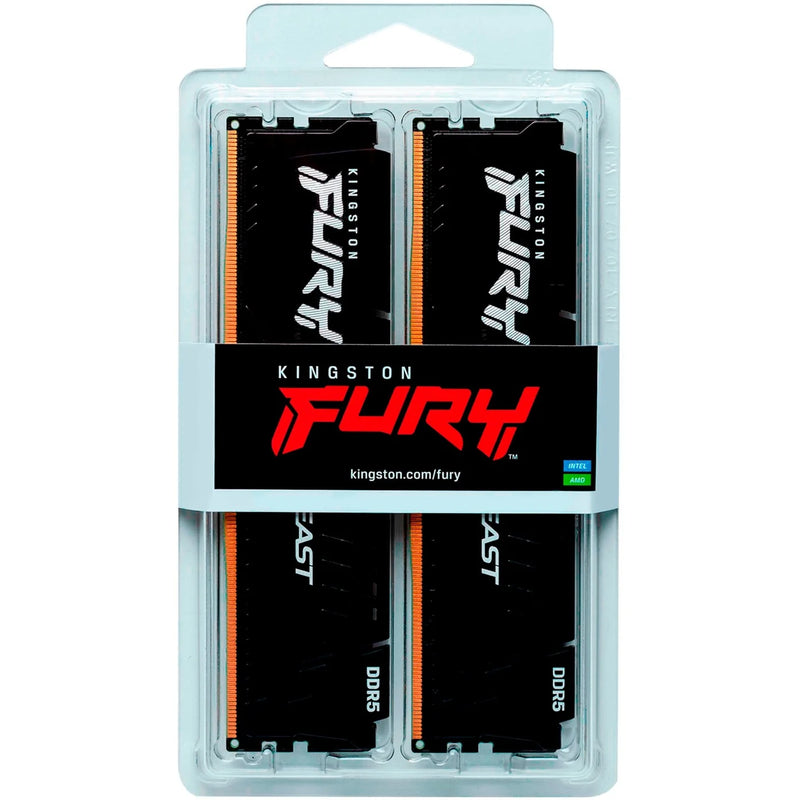 Kingston FURY DIMM 32 GB DDR5-6000 (2x 16 GB) Kit doppio ,  MEMORIA RAM