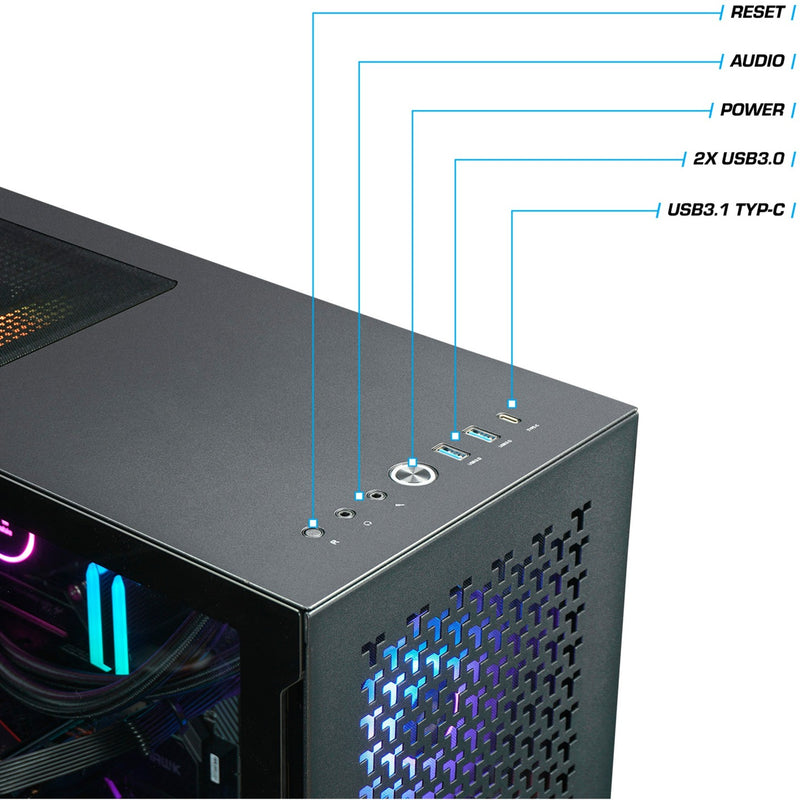 Thermaltake Kallisto Nero, Gaming PC - AMD Ryzen 5 5600X - NVIDIA GeForce RTX 3060 Thermaltake
