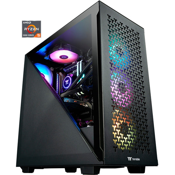 Thermaltake Kallisto Nero, Gaming PC - AMD Ryzen 5 5600X - NVIDIA GeForce RTX 3060 Thermaltake